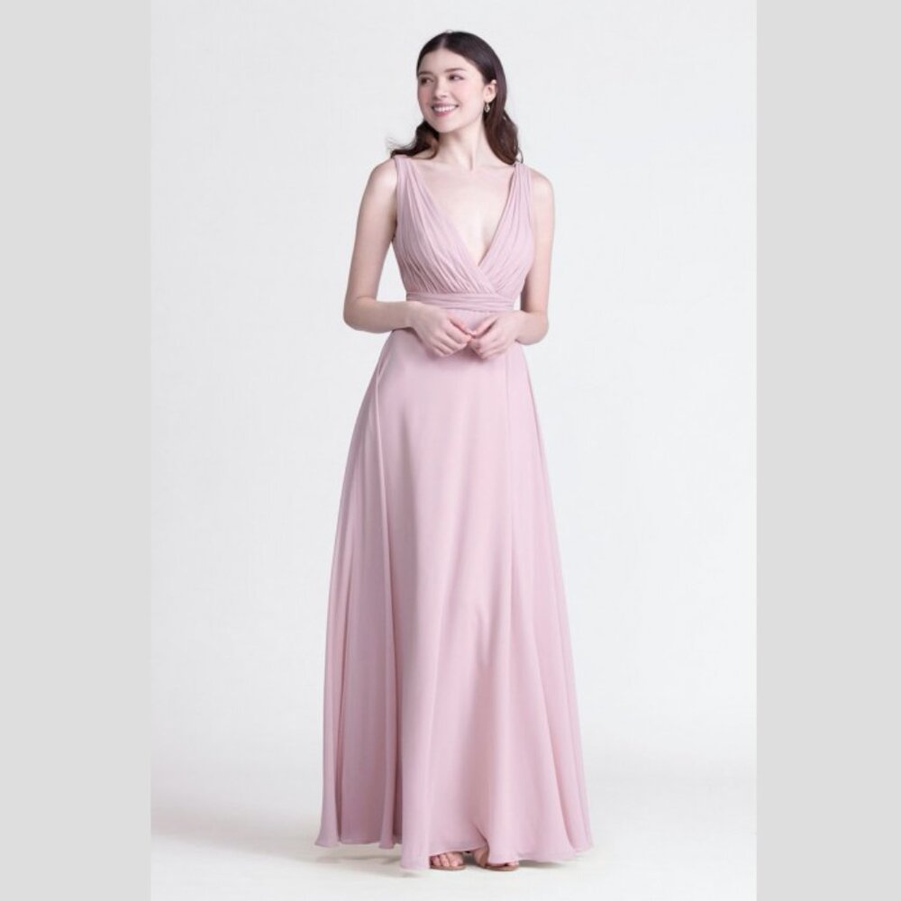 Wtoo 115 Chiffon Gown in Chateau Rose - s. Large